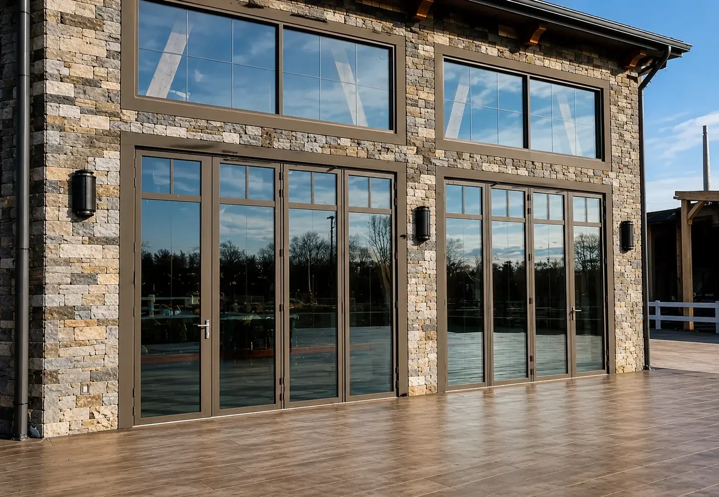 NanaWall folding glass wall in Somers, CT