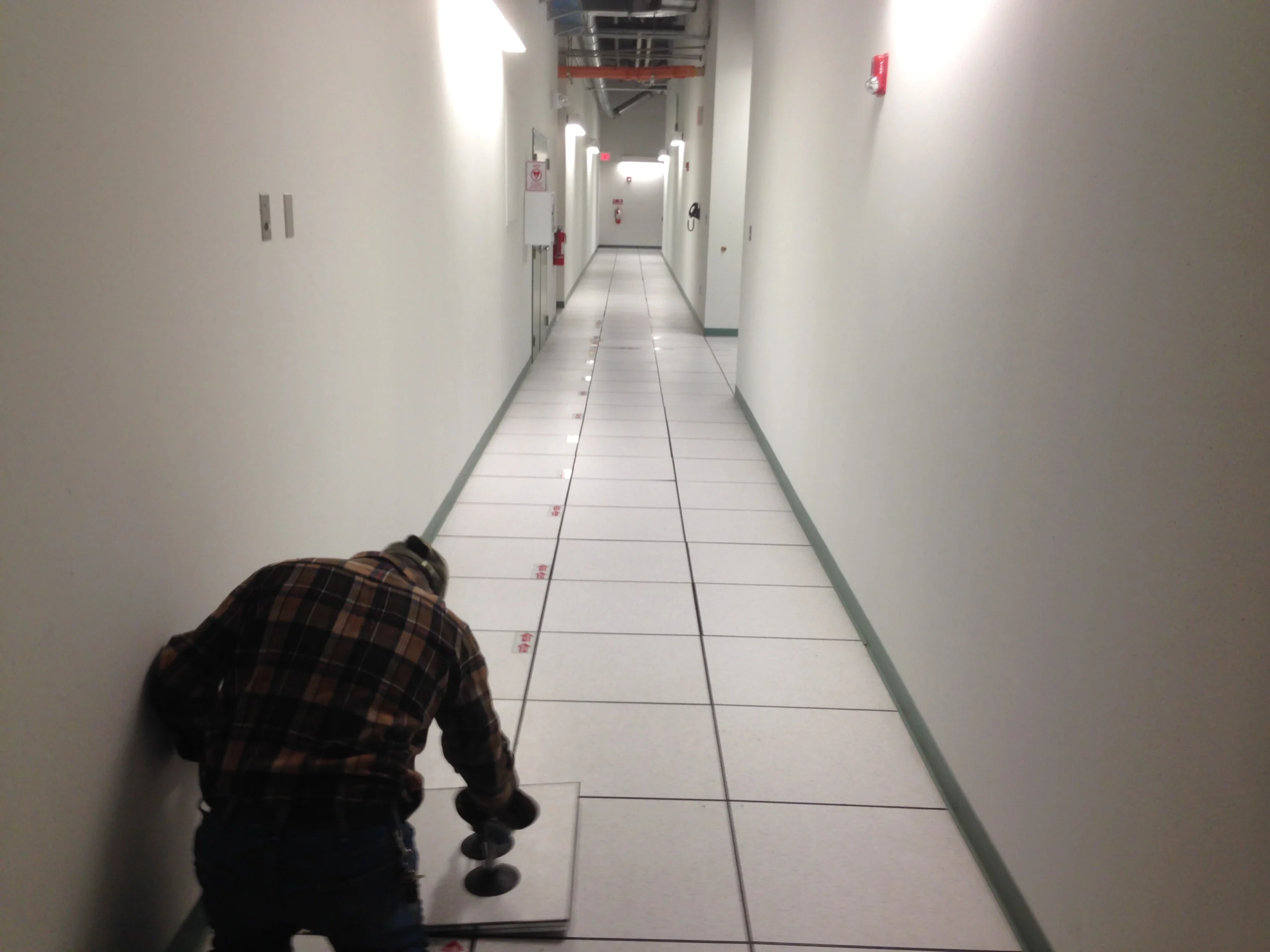 Tate raised access floor in a data center