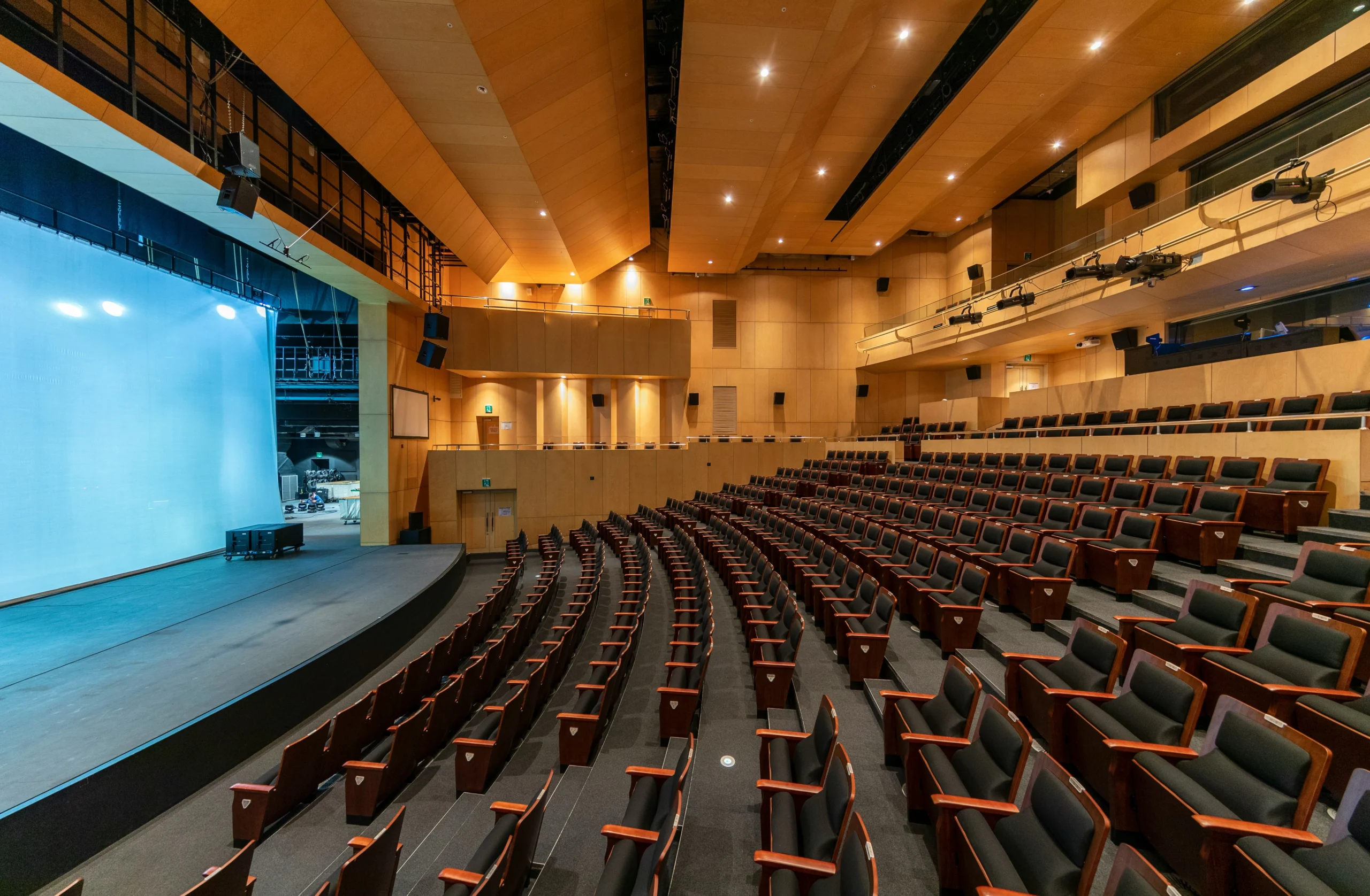 Commercial building interior